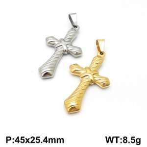 Stainless Steel Cross Pendant - KP93842-Z