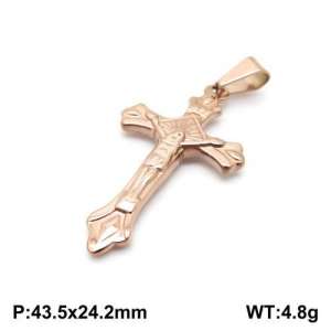 Stainless Steel Cross Pendant - KP93859-Z