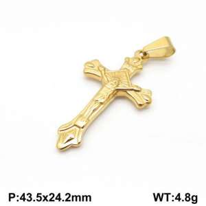 Stainless Steel Cross Pendant - KP93860-Z