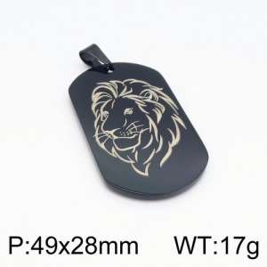 Stainless Steel Black-plating Pendant - KP94301-Z