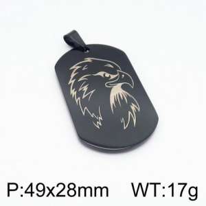 Stainless Steel Black-plating Pendant - KP94304-Z