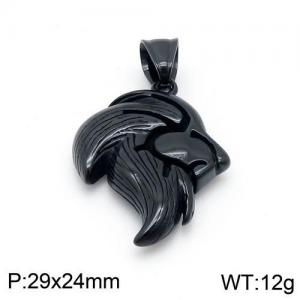 Stainless Steel Black-plating Pendant - KP96093-MI