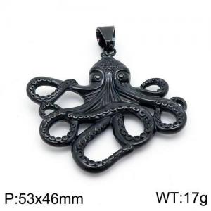 Stainless Steel Black-plating Pendant - KP96139-MI