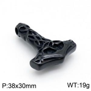 Stainless Steel Black-plating Pendant - KP96203-MI