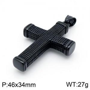 Stainless Steel Cross Pendant - KP96260-MI