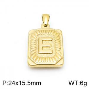 Stainless Steel Gold-plating Pendant - KP97121-LB