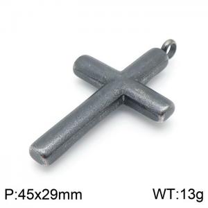 Stainless Steel Cross Pendant - KP97164-KFC