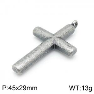 Stainless Steel Cross Pendant - KP97165-KFC