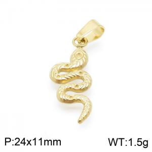 Stainless Steel Gold-plating Pendant - KP97414-KD