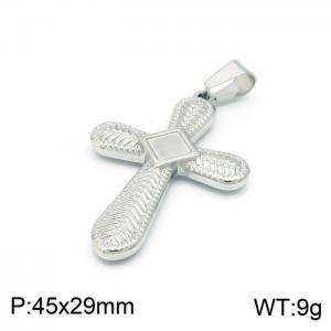 Stainless Steel Cross Pendant - KP97503-Z