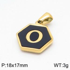 Stainless Steel Gold-plating Pendant - KP97672-LB