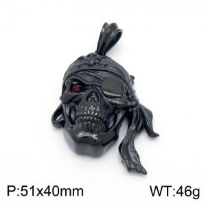 Stainless Skull Pendants - KP98152-JX