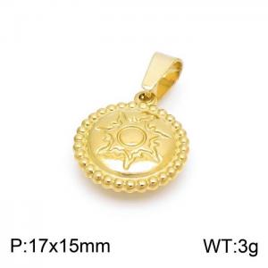 Stainless Steel Gold-plating Pendant - KP98327-Z