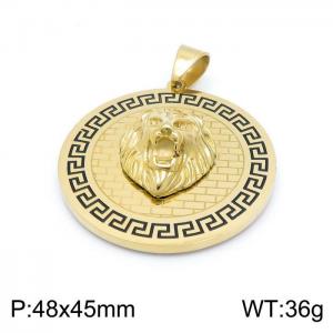 Stainless Steel Gold-plating Pendant - KP98574-LK