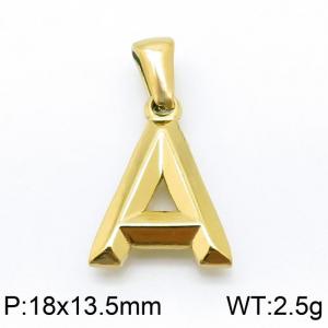 Stainless Steel Gold-plating Pendant - KP98605-LB