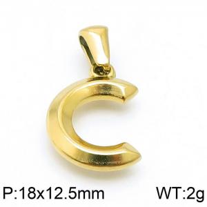 Stainless Steel Gold-plating Pendant - KP98607-LB