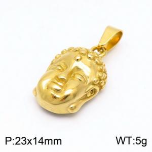Stainless Steel Gold-plating Pendant - KP99017-KD
