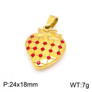 Stainless Steel Gold-plating Pendant - KP99023-KD