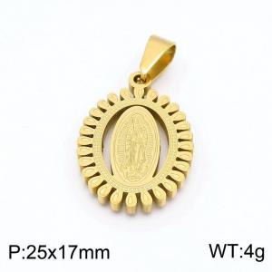 Stainless Steel Gold-plating Pendant - KP99041-KD