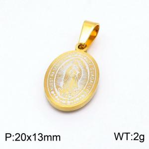 Stainless Steel Gold-plating Pendant - KP99058-KD