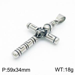 Stainless Steel Cross Pendant - KP99089-TGX