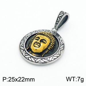 Stainless Steel Gold-plating Pendant - KP99116-TGX