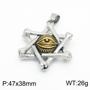 Stainless Steel Gold-plating Pendant - KP99126-TGX