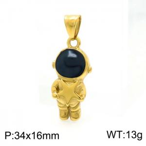 Stainless Steel Gold-plating Pendant - KP99144-KHX