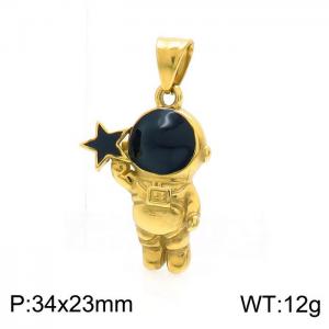 Stainless Steel Gold-plating Pendant - KP99147-KHX