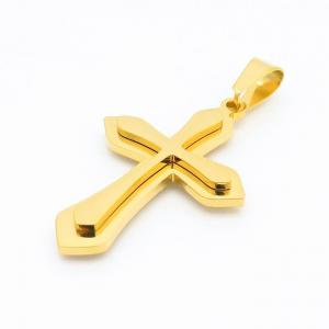 Stainless Steel Cross Pendant - KP99302-HR