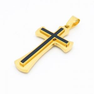 Stainless Steel Cross Pendant - KP99306-HR