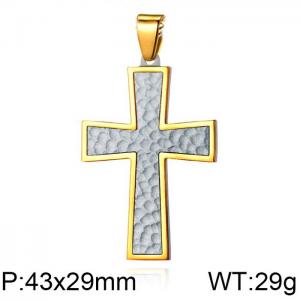 Stainless Steel Cross Pendant - KP99409-WGAS