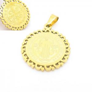 Stainless Steel Gold-plating Pendant - KP99489-KD