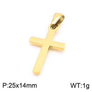 Stainless Steel Cross Pendant - KP99575-KFC