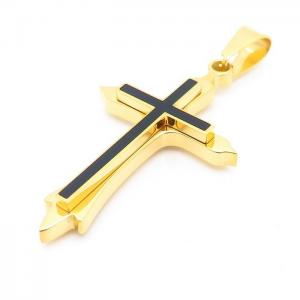 Stainless Steel Cross Pendant - KP99631-HR