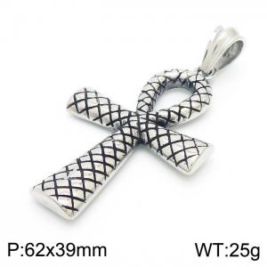 Stainless Steel Cross Pendant - KP99697-KJX