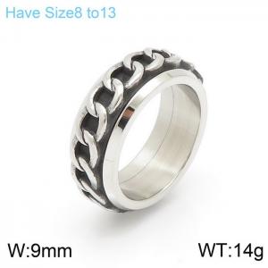 Stainless Steel Special Ring - KR100081-K