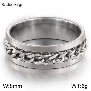 Stainless Steel Special Ring - KR100560-WGPY
