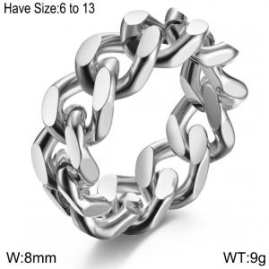 Stainless Steel Special Ring - KR100672-WGQF
