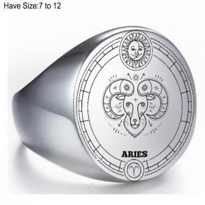 Stainless Steel Special Ring - KR100689-WGZJ