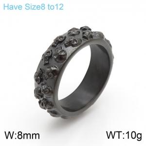 Stainless Skull Ring - KR100831-KFC