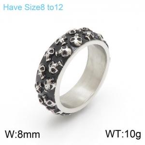 Stainless Skull Ring - KR100832-KFC