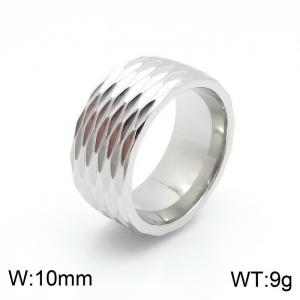 Stainless Steel Special Ring - KR100915-GC