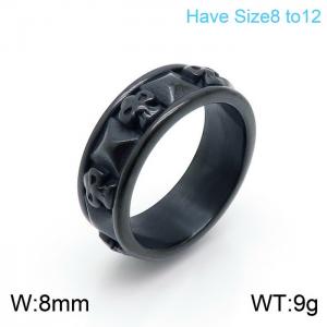 Stainless Skull Ring - KR101261-KFC