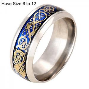 Stainless Steel Special Ring - KR101460-WGRH
