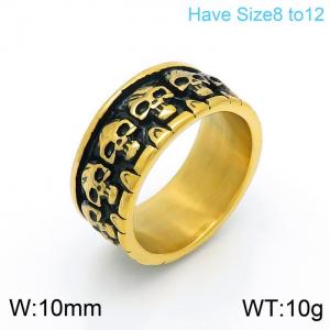 Stainless Skull Ring - KR101503-KFC