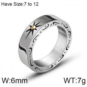 Stainless Steel Special Ring - KR102233-WGSJ