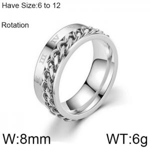 Stainless Steel Special Ring - KR102301-WGDC