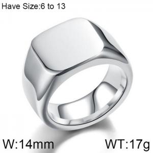 Stainless Steel Special Ring - KR102308-WGDC