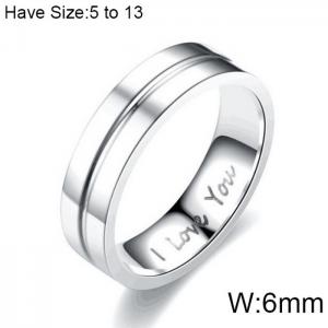 Stainless Steel Special Ring - KR102337-WGDC